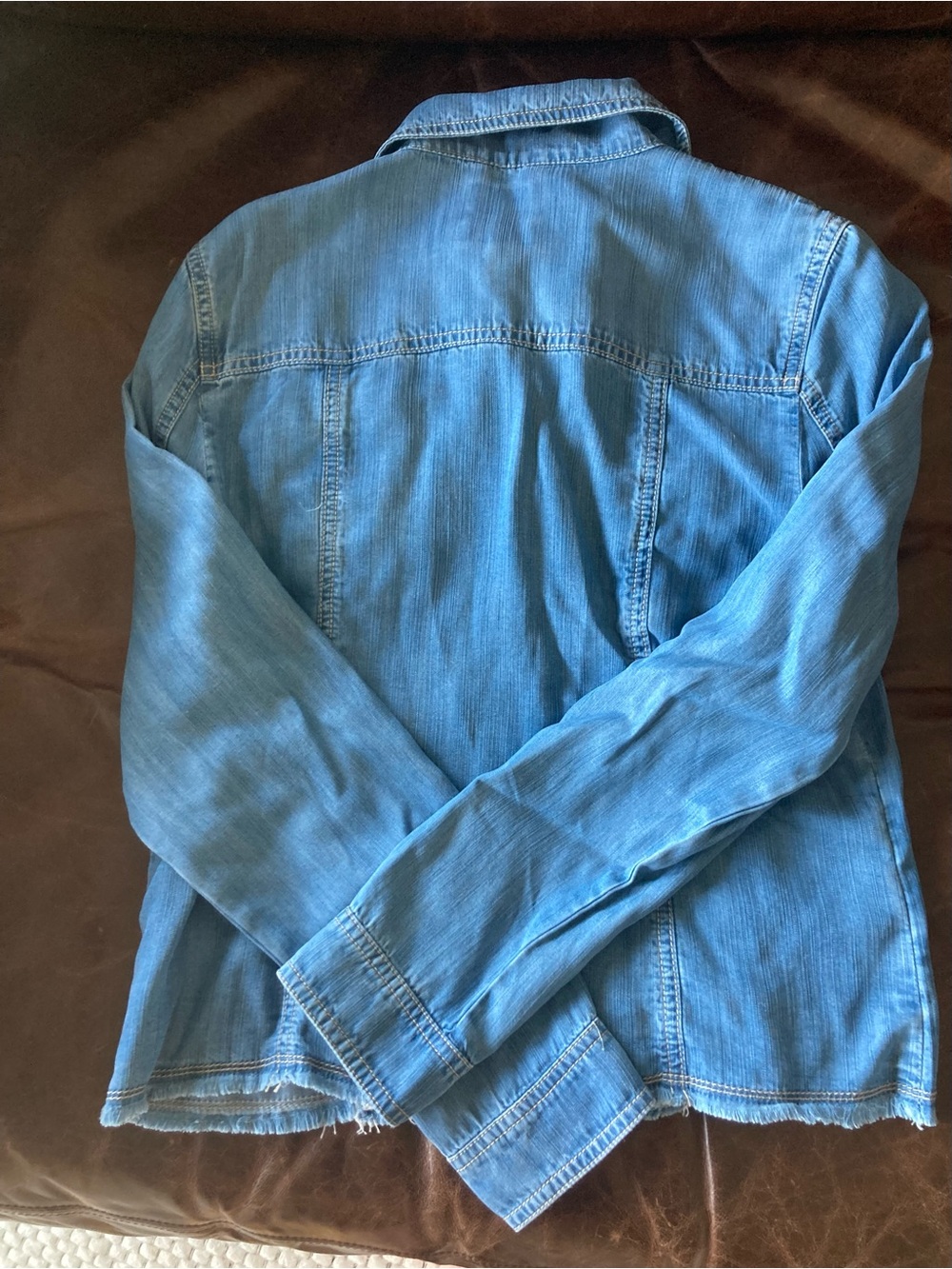 Tommy Bahama Light Blue Denim Jacket/shirt - Picture 5 of 8